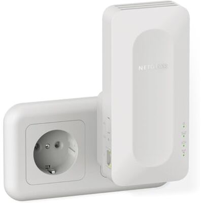 Netgear Ripetitore WiFi 6 Ripetitore WiFi Potente per la casa, Amplificatore segnale fino a 100㎡, velocità 3 Gbps, compatibile con tutti gli operatori Internet (EAX17) Netgear Ripetitore WiFi 6 Ripetitore WiFi Potente per la casa, Amplificatore segnale fino a 100㎡, velocità 3 Gbps, compatibile con tutti gli operatori Internet (EAX17)
