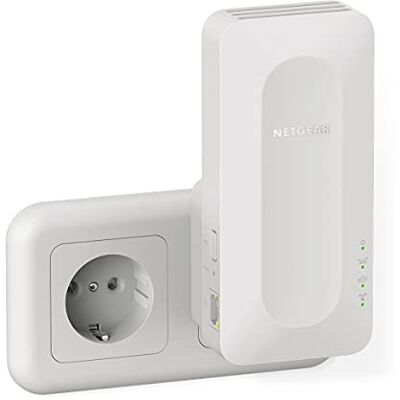 Netgear Ripetitore WiFi 6 Ripetitore WiFi Potente per la casa, Dual-Band Copertura fino 80㎡, Range Extender Amplificatore (EAX12) Netgear Ripetitore WiFi 6 Ripetitore WiFi Potente per la casa, Dual-Band Copertura fino 80㎡, Range Extender Amplificatore (EAX12)