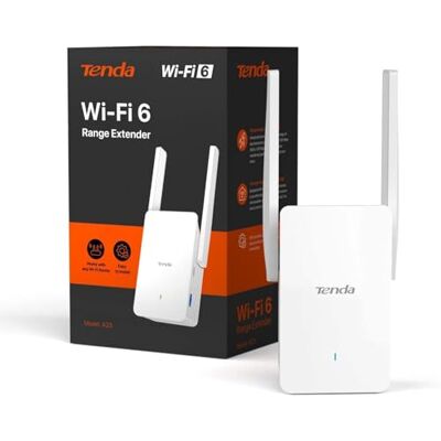 Tenda Ripetitore WiFi 6 A23, Amplificatore Dual Band AX1500, WiFi Extender, Access Point, Porta Gigabit Ethernet, Compatibile con Tutti i Box Internet, Facile Installazione Tenda Ripetitore WiFi 6 A23, Amplificatore Dual Band AX1500, WiFi Extender, Access Point, Porta Gigabit Ethernet, Compatibile con Tutti i Box Internet, Facile Installazione