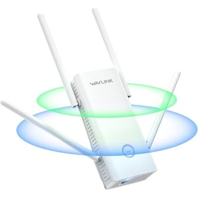 WAVLINK AX3000 Dual Band Wi-Fi 6 Range Extender, WiFi Extender Booster, ripetitore WiFi con porta Gigabit, antenne 4x5dBi, supporto ripetitore/AP/router/modalità mesh, facile installazione, funziona WAVLINK AX3000 Dual Band Wi-Fi 6 Range Extender, WiFi Extender Booster, ripetitore WiFi con porta Gigabit, antenne 4x5dBi, supporto ripetitore/AP/router/modalità mesh, facile installazione, funziona