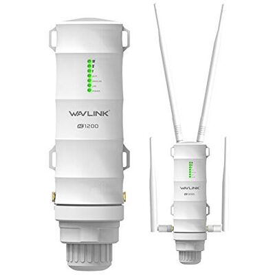 WAVLINK AC1200 Gigabit Punto di accesso Wi-Fi esterno Supporto 60 metri Poe Ripetitore resistente alle intemperie Doppia banda 5G + 2,4G Ideale per (572HG3) WAVLINK AC1200 Gigabit Punto di accesso Wi-Fi esterno Supporto 60 metri Poe Ripetitore resistente alle intemperie Doppia banda 5G + 2,4G Ideale per (572HG3)
