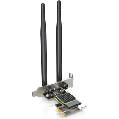 WAVLINK BE6500 Wi-Fi 7 Scheda WIFI PC Fisso,Bluetooth 5.4 Scheda di Rete Scheda PCIe Wi‑Fi 7 Tri‑Banda(2,4/5/6 GHz)Fino a 6500 Mbps, WPA3, MU‑MIMO,OFDMA, Supporta Solo Windows 11 WAVLINK BE6500 Wi-Fi 7 Scheda WIFI PC Fisso,Bluetooth 5.4 Scheda di Rete Scheda PCIe Wi‑Fi 7 Tri‑Banda(2,4/5/6 GHz)Fino a 6500 Mbps, WPA3, MU‑MIMO,OFDMA, Supporta Solo Windows 11