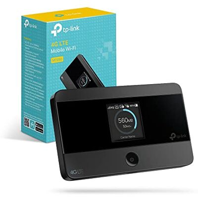 TP-Link M7350 Saponetta WiFi Portatile 4G LTE Cat4, Visualizzazione Sullo Schermo, Router WiFi con SIM, Router 4G, Modem 4G, Batteria Ricaricabile 2000mAh, Facile da Usare TP-Link M7350 Saponetta WiFi Portatile 4G LTE Cat4, Visualizzazione Sullo Schermo, Router WiFi con SIM, Router 4G, Modem 4G, Batteria Ricaricabile 2000mAh, Facile da Usare
