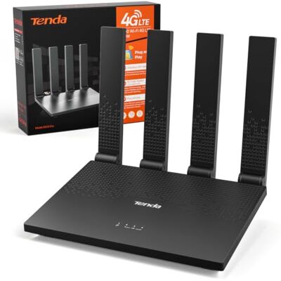 Tenda Router 4G con SIM Modem LTE Cat4 Wi-Fi N300 4G03 Pro V2.0 Tenda Router 4G con SIM Modem LTE Cat4 Wi-Fi N300 4G03 Pro V2.0