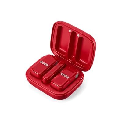 RØDE Wireless Micro Microfono wireless compatto, due microfoni con custodia di ricarica per la creazione di contenuti su smartphone USB-C, rosso RØDE Wireless Micro Microfono wireless compatto, due microfoni con custodia di ricarica per la creazione di contenuti su smartphone USB-C, rosso