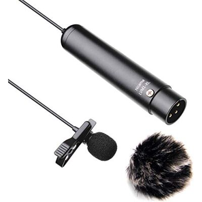 Nicama XLR Lavalier Microfono per Canon Nikon Sony Panasonic Videocamere ZOOM H4n H5 H6 TASCAM Audio Registratore Nicama XLR Lavalier Microfono per Canon Nikon Sony Panasonic Videocamere ZOOM H4n H5 H6 TASCAM Audio Registratore