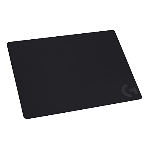 Logitech G240 Gaming Mouse Pad in tessuto, Ottimizzato per i Sensori da Gioco, Attrito Moderato, Antiscivolo, Accessori Gaming per Mac e PC, 340 x 280 x 1 mm