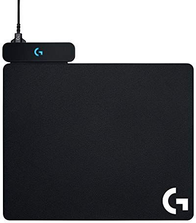 Logitech POWERPLAY Ricarica Wireless Tappetino Mouse, Tappetino per Mouse Gaming in Tessuto o Rigido, Mouse Pad Compatibile con G502 LIGHTSPEED, G PRO Wireless & SUPERLIGHT, G903, G703