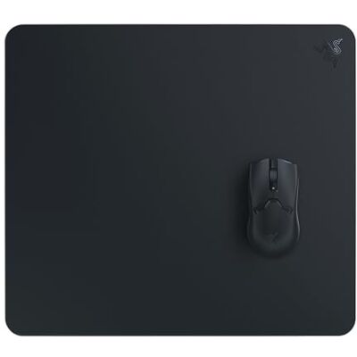 Razer Atlas Tappetino per mouse in vetro (Vetro temperato premium, Superficie microincisa, Resistente a sporco e graffi, Movimenti del mouse più silenziosi, Base in gomma antiscivolo) Nero Razer Atlas Tappetino per mouse in vetro (Vetro temperato premium, Superficie microincisa, Resistente a sporco e graffi, Movimenti del mouse più silenziosi, Base in gomma antiscivolo) Nero