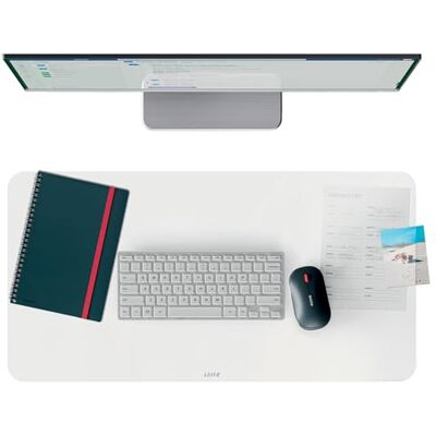 Leitz Tappetino mouse Impermeabile da Scrivania Grande Protezione Opaca, Adatta a Ufficio e Casa, Facile da Pulire e Antigraffio, 70 x 36 cm, Trasparente Leitz Tappetino mouse Impermeabile da Scrivania Grande Protezione Opaca, Adatta a Ufficio e Casa, Facile da Pulire e Antigraffio, 70 x 36 cm, Trasparente
