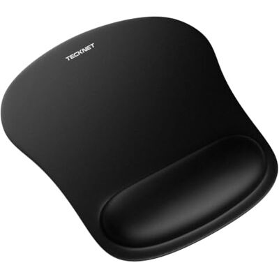 TECKNET Tappetino Mouse, Gaming Tappetino Mouse con Poggiapolsi e Ergonomico Supporto per Computer, Notebook e Laptop TECKNET Tappetino Mouse, Gaming Tappetino Mouse con Poggiapolsi e Ergonomico Supporto per Computer, Notebook e Laptop