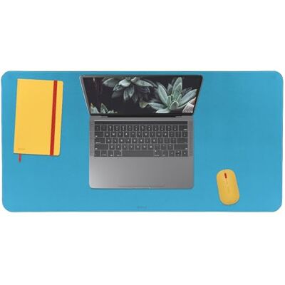 Leitz Ergo Cosy Tappetino Antiscivolo da Scrivania per Laptop, Monitor e Mouse, Adatto alla Casa e All'Ufficio, 80 cm x 40 cm Blu Calmo Leitz Ergo Cosy Tappetino Antiscivolo da Scrivania per Laptop, Monitor e Mouse, Adatto alla Casa e All'Ufficio, 80 cm x 40 cm Blu Calmo