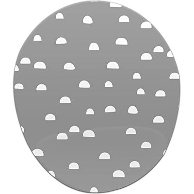 Bonamaison , Tappetino per mouse ergonomico con poggiapolsi, con stampa digitale, antiscivolo, per ufficio e casa, dimensioni: 20 x 23 cm Bonamaison , Tappetino per mouse ergonomico con poggiapolsi, con stampa digitale, antiscivolo, per ufficio e casa, dimensioni: 20 x 23 cm