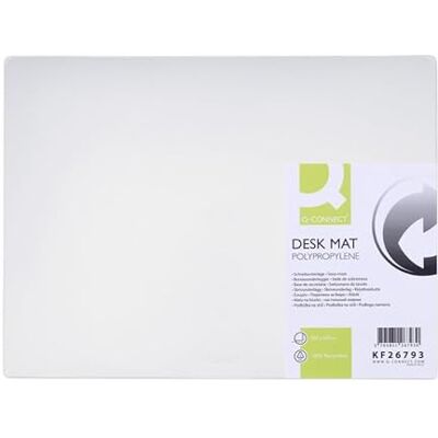 Q-Connect KF26793 - Tappetino da Scrivania - Trasparente Q-Connect KF26793 - Tappetino da Scrivania - Trasparente