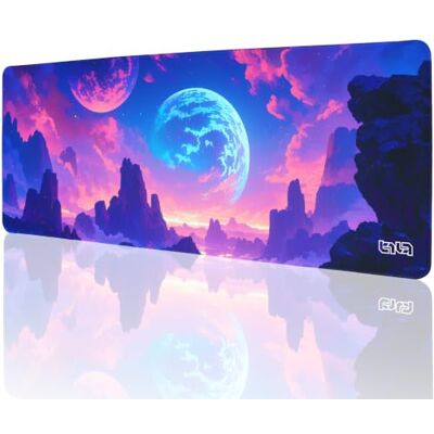 Tilt Tappetino Mouse XXL 80x30 cm Antiscivolo Sottomano Scrivania Impermeabile Tappetino Mouse Gaming Accessori Scrivania Ufficio e PC Tappetino Scrivania Grande (Neon Planet) Tilt Tappetino Mouse XXL 80x30 cm Antiscivolo Sottomano Scrivania Impermeabile Tappetino Mouse Gaming Accessori Scrivania Ufficio e PC Tappetino Scrivania Grande (Neon Planet)