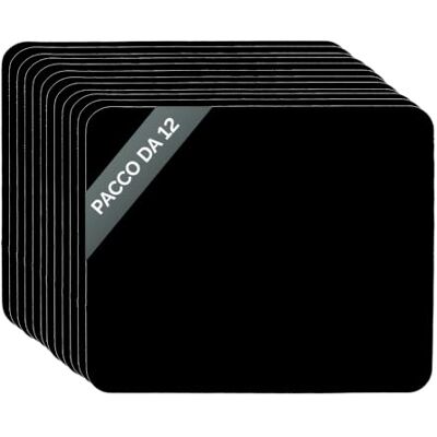Fellowes Confezione da 12 tappetini mouse in schiuma – Tappetino mouse nero, superficie liscia, confortevole e durevole – Mouse pad per scrivania, computer, laptop, ufficio e casa, 23 x 19 cm Fellowes Confezione da 12 tappetini mouse in schiuma – Tappetino mouse nero, superficie liscia, confortevole e durevole – Mouse pad per scrivania, computer, laptop, ufficio e casa, 23 x 19 cm