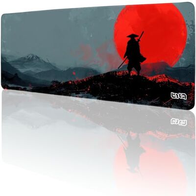 Tilt Tappetino Mouse XXL 80x30 cm Antiscivolo Sottomano Scrivania Impermeabile Tappetino Mouse Gaming Accessori Scrivania Ufficio e PC Tappetino Scrivania Grande (Grey Samurai) Tilt Tappetino Mouse XXL 80x30 cm Antiscivolo Sottomano Scrivania Impermeabile Tappetino Mouse Gaming Accessori Scrivania Ufficio e PC Tappetino Scrivania Grande (Grey Samurai)