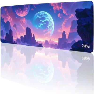 Tilt Tappetino Mouse XXL 80x30 cm Antiscivolo Sottomano Scrivania Impermeabile Tappetino Mouse Gaming Accessori Scrivania Ufficio e PC Tappetino Scrivania Grande (Neon Planet) Tilt Tappetino Mouse XXL 80x30 cm Antiscivolo Sottomano Scrivania Impermeabile Tappetino Mouse Gaming Accessori Scrivania Ufficio e PC Tappetino Scrivania Grande (Neon Planet)