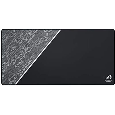 Asus ROG Sheath BLK LTD Tappetino per mouse da gioco extra large con cuciture anti-sfilacciamento e base antiscivolo Asus ROG Sheath BLK LTD Tappetino per mouse da gioco extra large con cuciture anti-sfilacciamento e base antiscivolo