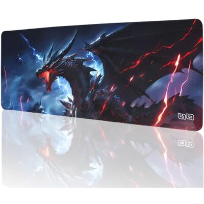 Tilt Tappetino Mouse XXL 80x30 cm Antiscivolo Sottomano Scrivania Impermeabile Tappetino Mouse Gaming Accessori Scrivania Ufficio e PC Tappetino Scrivania Grande (Dragon of Death) Tilt Tappetino Mouse XXL 80x30 cm Antiscivolo Sottomano Scrivania Impermeabile Tappetino Mouse Gaming Accessori Scrivania Ufficio e PC Tappetino Scrivania Grande (Dragon of Death)