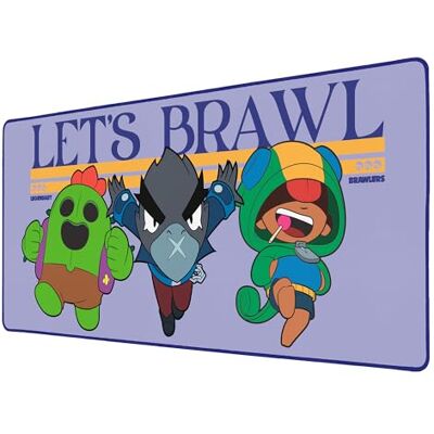 SUBSONIC Tappetino per Mouse XXL Sottomano, Tappetino da Scrivania Brawl Stars 90x40 cm Superficie liscia ottimizzata per sensori, base antiscivolo, bordi cuciti Malva SUBSONIC Tappetino per Mouse XXL Sottomano, Tappetino da Scrivania Brawl Stars 90x40 cm Superficie liscia ottimizzata per sensori, base antiscivolo, bordi cuciti Malva