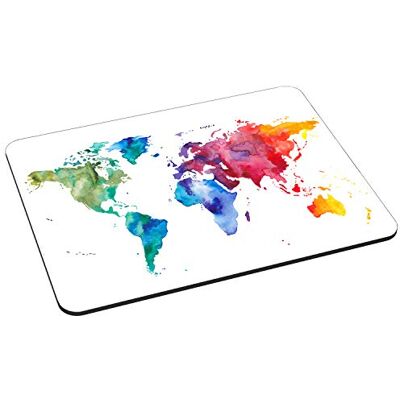 PEDEA Gaming und Office Tappetino per il mouse, 220 x 180 mm, con bordi cuciti e base antiscivolo, colore: Multicolore PEDEA Gaming und Office Tappetino per il mouse, 220 x 180 mm, con bordi cuciti e base antiscivolo, colore: Multicolore