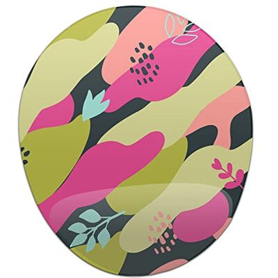 Bonamaison , Tappetino per mouse ergonomico con poggiapolsi, con stampa digitale, antiscivolo, per ufficio e casa, dimensioni: 20 x 23 cm Bonamaison , Tappetino per mouse ergonomico con poggiapolsi, con stampa digitale, antiscivolo, per ufficio e casa, dimensioni: 20 x 23 cm