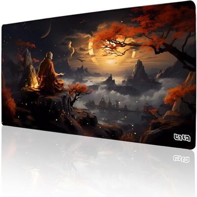 Tilt Tappetino Mouse XXL 100x50 cm Antiscivolo Sottomano Scrivania Impermeabile Tappetino Mouse Gaming Accessori Scrivania Ufficio e PC Tappetino Scrivania Grande (Monk's Zen) Tilt Tappetino Mouse XXL 100x50 cm Antiscivolo Sottomano Scrivania Impermeabile Tappetino Mouse Gaming Accessori Scrivania Ufficio e PC Tappetino Scrivania Grande (Monk's Zen)