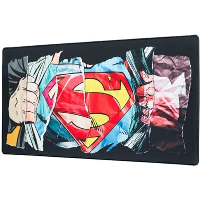 Grupo Erik Superman Tappetino Mouse XXL 80x35 cm Mousepad Tappetino Scrivania, Impermeabile, Antiscivolo, Accessori Gaming per Scrivania, DC Comics Grupo Erik Superman Tappetino Mouse XXL 80x35 cm Mousepad Tappetino Scrivania, Impermeabile, Antiscivolo, Accessori Gaming per Scrivania, DC Comics
