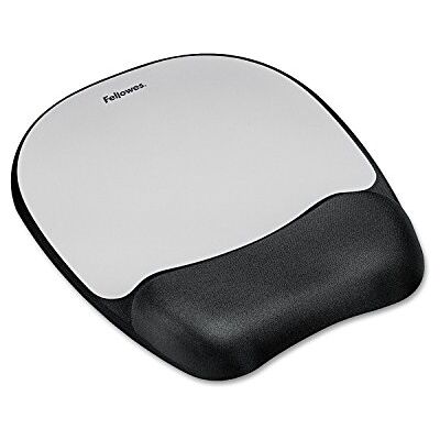 Fellowes Tappetino per mouse in memory foam con poggiapolsi Fellowes Tappetino per mouse in memory foam con poggiapolsi