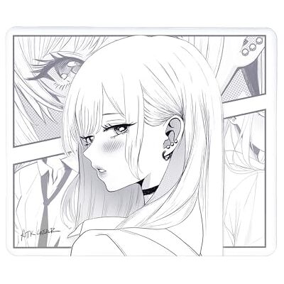ATK Tappetino per mouse Anime – Reverie Tappetino per mouse da gioco morbido, 490 × 420 × 4 mm, bordo incassato, superficie di tracciamento bilanciata, base in poron antiscivolo – Nero/bianco o rosa ATK Tappetino per mouse Anime – Reverie Tappetino per mouse da gioco morbido, 490 × 420 × 4 mm, bordo incassato, superficie di tracciamento bilanciata, base in poron antiscivolo – Nero/bianco o rosa