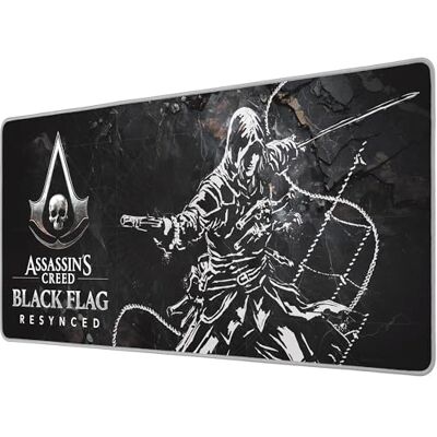 SUBSONIC Tappetino per Mouse XXL Assassin’s Creed Black Flag Tappetino da Scrivania 90x40 cm – Tappetino con Superficie Liscia Ottimizzata per Sensori del Mouse, base Antiscivolo, Stabile SUBSONIC Tappetino per Mouse XXL Assassin’s Creed Black Flag Tappetino da Scrivania 90x40 cm – Tappetino con Superficie Liscia Ottimizzata per Sensori del Mouse, base Antiscivolo, Stabile