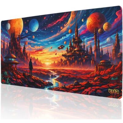 Tilt Tappetino Mouse XXL 100x50 cm Antiscivolo Sottomano Scrivania Impermeabile Tappetino Mouse Gaming Accessori Scrivania Ufficio e PC Tappetino Scrivania Grande (Cosmic Discoveries) Tilt Tappetino Mouse XXL 100x50 cm Antiscivolo Sottomano Scrivania Impermeabile Tappetino Mouse Gaming Accessori Scrivania Ufficio e PC Tappetino Scrivania Grande (Cosmic Discoveries)