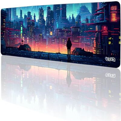 Tilt Tappetino Mouse XXL 80x30 cm Antiscivolo Sottomano Scrivania Impermeabile Tappetino Mouse Gaming Accessori Scrivania Ufficio e PC Tappetino Scrivania Grande (Retro Cyber) Tilt Tappetino Mouse XXL 80x30 cm Antiscivolo Sottomano Scrivania Impermeabile Tappetino Mouse Gaming Accessori Scrivania Ufficio e PC Tappetino Scrivania Grande (Retro Cyber)