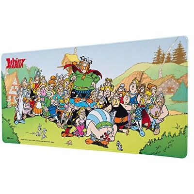 Grupo Erik : Tappetino Mouse Asterix e Obelix Tappetino mouse XXL, base antiscivolo, 100% waterproof e con rifiniture di qualità, 80 x 35 cm, Sottomano Scrivania Bambini Grupo Erik : Tappetino Mouse Asterix e Obelix Tappetino mouse XXL, base antiscivolo, 100% waterproof e con rifiniture di qualità, 80 x 35 cm, Sottomano Scrivania Bambini