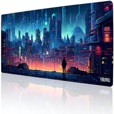 Tilt Tappetino Mouse XXL 100x50 cm Antiscivolo Sottomano Scrivania Impermeabile Tappetino Mouse Gaming Accessori Scrivania Ufficio e PC Tappetino Scrivania Grande (Retro Cyberpunk) Tilt Tappetino Mouse XXL 100x50 cm Antiscivolo Sottomano Scrivania Impermeabile Tappetino Mouse Gaming Accessori Scrivania Ufficio e PC Tappetino Scrivania Grande (Retro Cyberpunk)
