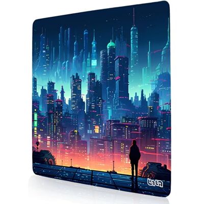 Tilt Tappetino Mouse XXL 50x50 cm Antiscivolo Sottomano Scrivania Impermeabile Tappetino Mouse Gaming Accessori Scrivania Ufficio e PC Tappetino Scrivania Grande (Retro Cyberpunk) Tilt Tappetino Mouse XXL 50x50 cm Antiscivolo Sottomano Scrivania Impermeabile Tappetino Mouse Gaming Accessori Scrivania Ufficio e PC Tappetino Scrivania Grande (Retro Cyberpunk)