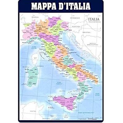 Grupo Erik : Sottomano Multifunzione Mappa d'Italia, Tappetino da scrivania rigido, 49,5 x 34,5 cm, Sottomano scrivania bambini, tappetino interattivo o tovaglietta colazione Grupo Erik : Sottomano Multifunzione Mappa d'Italia, Tappetino da scrivania rigido, 49,5 x 34,5 cm, Sottomano scrivania bambini, tappetino interattivo o tovaglietta colazione