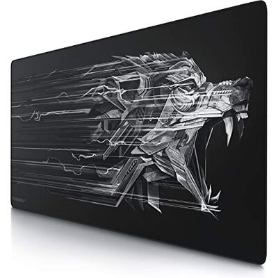 CSL-Computer Titanwolf Tappetino per il mouse da gioco Titanwolf, 1200 x 600 mm, XXXL, con motivo, misura grande, migliora precisione e velocità XXL, ad esempio per mouse Logitech e tastiera CSL-Computer Titanwolf Tappetino per il mouse da gioco Titanwolf, 1200 x 600 mm, XXXL, con motivo, misura grande, migliora precisione e velocità XXL, ad esempio per mouse Logitech e tastiera