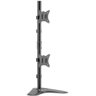 Techly 365672 Supporto da Scrivania 2 Monitor 17-32" con Base e Supporto per Smartphone Nero Techly 365672 Supporto da Scrivania 2 Monitor 17-32" con Base e Supporto per Smartphone Nero