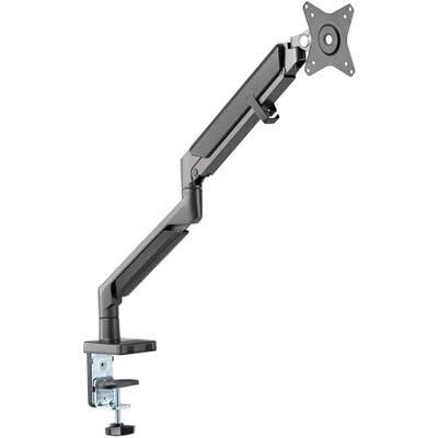 Techly 361193 Supporto da Scrivania per Monitor LED 17-32" con Molla a Gas Nero Grigio Scuro Techly 361193 Supporto da Scrivania per Monitor LED 17-32" con Molla a Gas Nero Grigio Scuro
