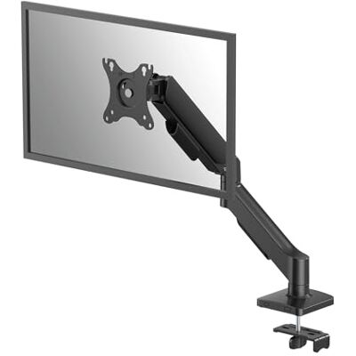 Fellowes Braccio Monitor Singolo Everyday Plus – Supporta schermi 17"-32", portata 2-9 kg, regolabile in altezza, inclinazione e rotazione, VESA 75/100, a morsetto o foro passante Nero Fellowes Braccio Monitor Singolo Everyday Plus – Supporta schermi 17"-32", portata 2-9 kg, regolabile in altezza, inclinazione e rotazione, VESA 75/100, a morsetto o foro passante Nero