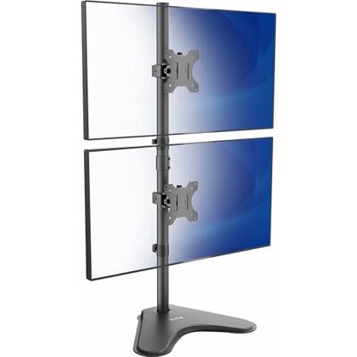 VIVO STAND-V002L Supporto da scrivania per doppio monitor, supporto autoportante per LCD, supporta 2 schermi ultrawide fino a 34", colore: nero VIVO STAND-V002L Supporto da scrivania per doppio monitor, supporto autoportante per LCD, supporta 2 schermi ultrawide fino a 34", colore: nero