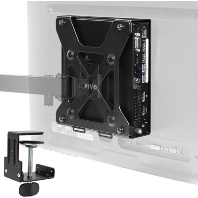 VIVO Supporto VESA per monitor Dell OptiPlex Micro CPU, supporto per computer con braccio per monitor, supporto per schermo nascosto con opzione morsetto da tavolo, nero, montaggio-DLMM1 VIVO Supporto VESA per monitor Dell OptiPlex Micro CPU, supporto per computer con braccio per monitor, supporto per schermo nascosto con opzione morsetto da tavolo, nero, montaggio-DLMM1