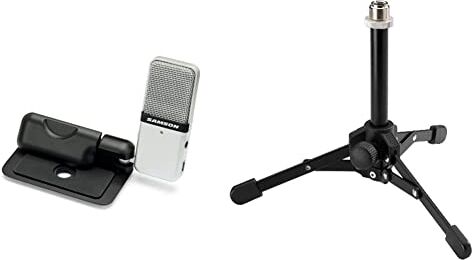 Samson Go Mic Clip On USB Microphone & Desk Top Treppiede stand per microfono