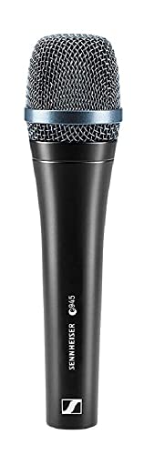 Sennheiser E945, Microfono vocale ( 40 18000 Hz, XLR-3, Impedenza nominale 350 Ω), Nero-Blu