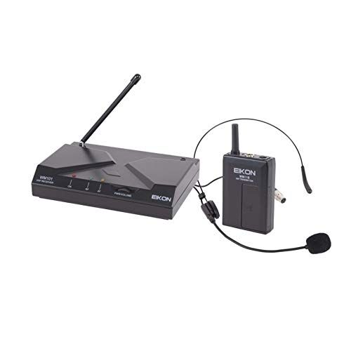 Proel EIKON WM101HV2 Radio Microfono ad Archetto wireless a frequenza fissa con archetto per canto, sport fitness, karaoke e presentazioni, Nero (EIKON WM101HV2)