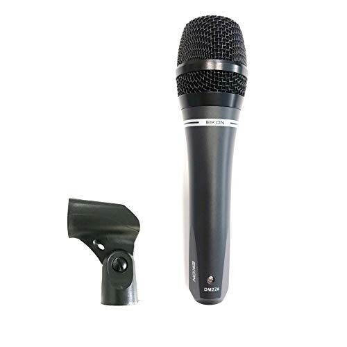 Proel EIKON DM226 Microfono palmare dinamico + custodia per uso karaoke, voce, canto, ecc, senza interruttore (DM226)
