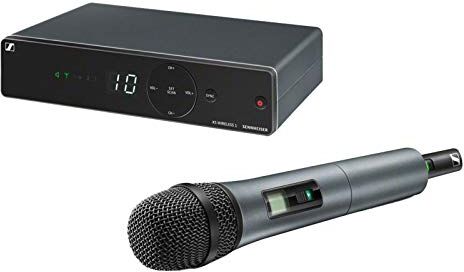 Sennheiser XSW 1-835 (E-Band: 821-832 / 863-865 MHz) Sistema Microfonico Professionale Wireless, per live, canto e presentazioni