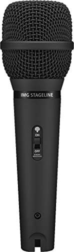 MONACOR IMG  Stageline DM-5000LN Microfono dinamico per palco e canto, colore: Nero